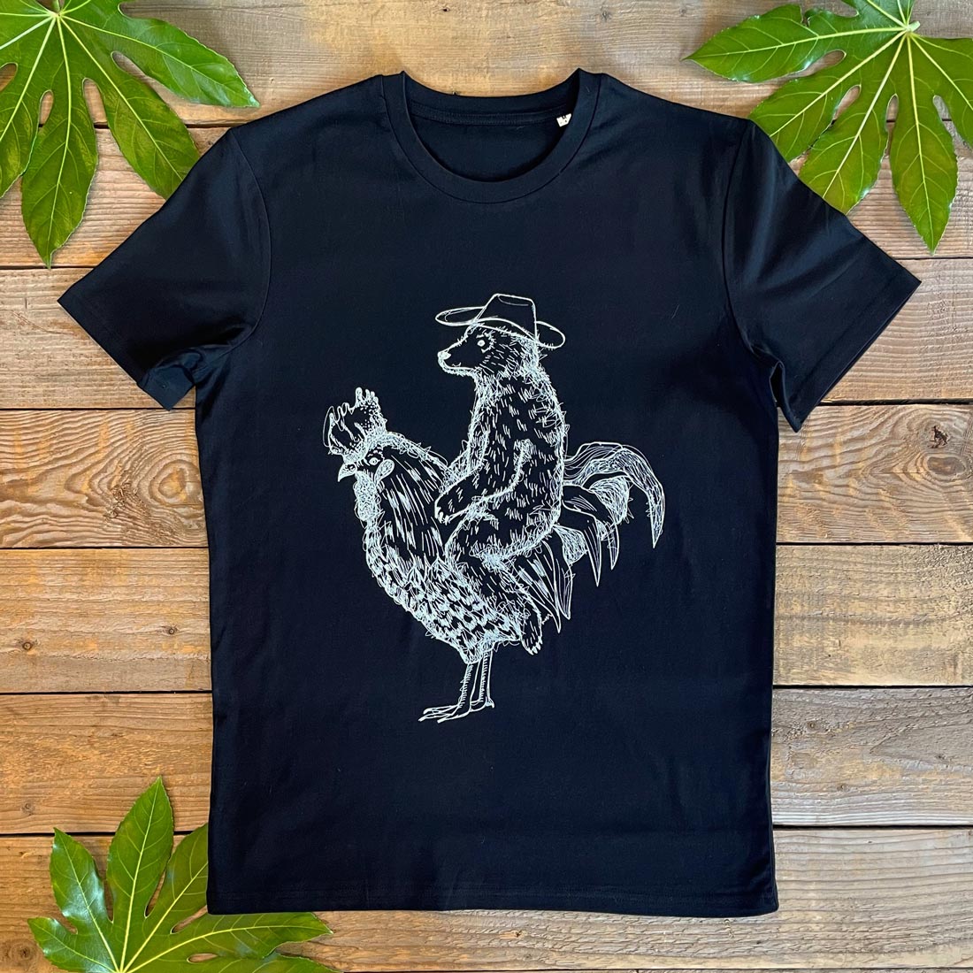 Cockerel and Bear T-Shirt