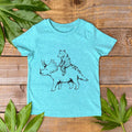 Triceratops and Bear Kids T-Shirt