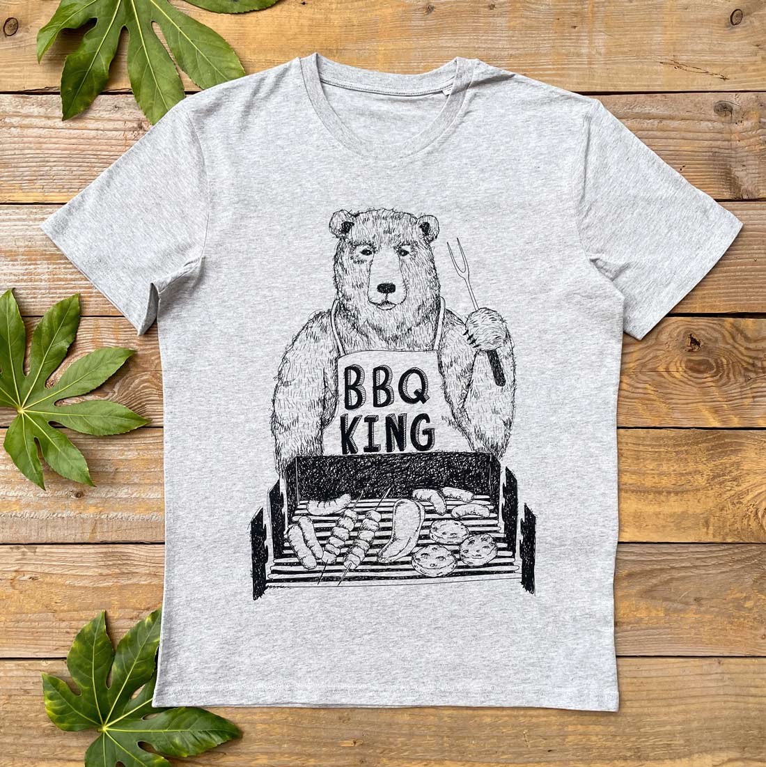 BBQ King Bear T-Shirt