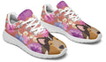 Rough Collie Dog Portrait Athletic Sneakers